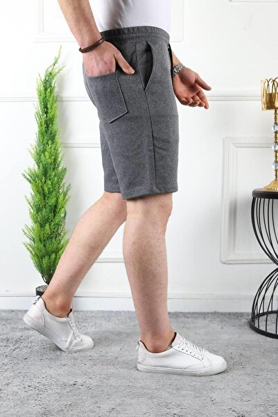 comstar Men's Compack Combed Cotton Tight Smoked Capri Shorts with Elastic Waist