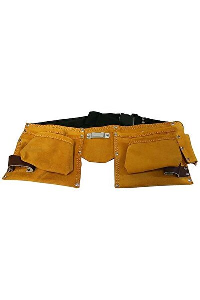 Strend Pro Tool belt, leather, 11 pockets, 50x21 cm,