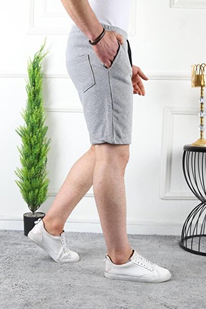 comstar Чоловічі шорти Compack з еластичним поясом, вузькі, сірі