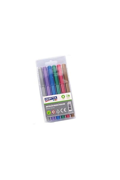 Gıpta Metallic Felt Pen 6 Colors