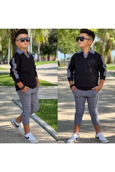 Ütk kids بدلة للأولاد بتصميم باشالار ستايل لعيد الفطر