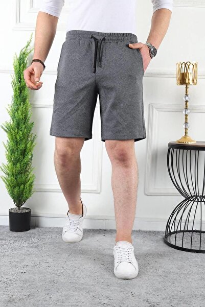 comstar Men's Compack Combed Cotton Tight Smoked Capri Shorts with Elastic Waist