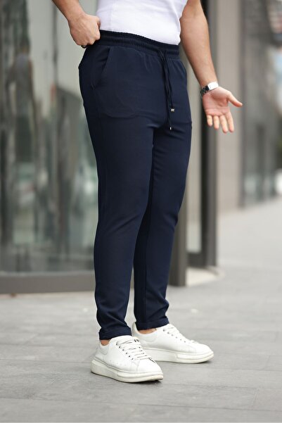 comstar Men's Trendy Double Leg Trousers with Elastic Waist