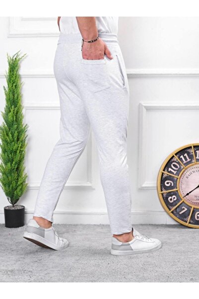 comstar Чоловічі спортивні штани з еластичним поясом і принтом, сірі