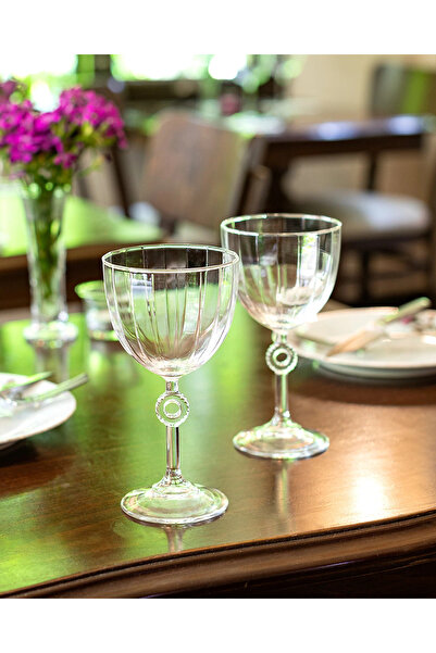 Madame Coco Lavinia 4'lü Kırmızı Şarap Kadehi Seti - 270 ml