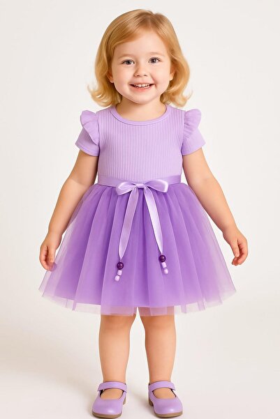 dinamik çocuk فستان توتو بأكمام قصيرة وأكمام قصيرة للفتيات، فستان أميرة يومي ...