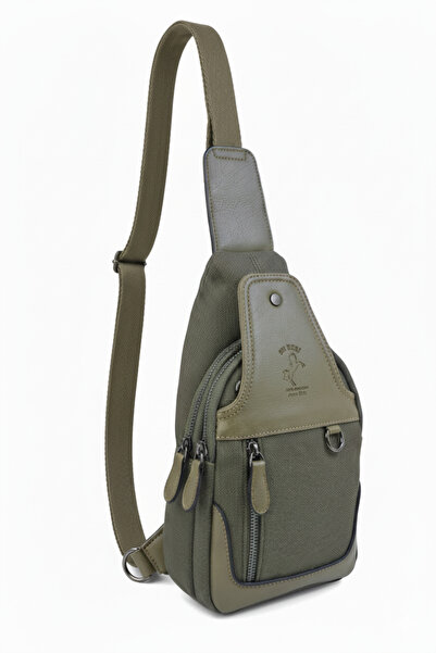 en deri Haki Kanvas Çanta Erkek Omuz Çantası Erkek Çapraz Çanta