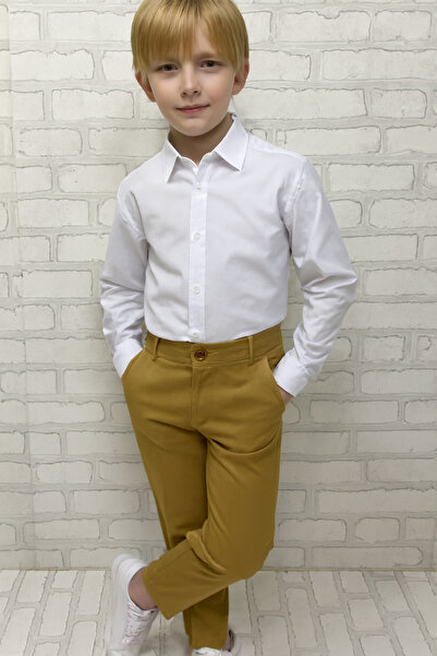 HAYTA Παιδικό Παντελόνι Λινό 5 ετών-10 ετών Camel