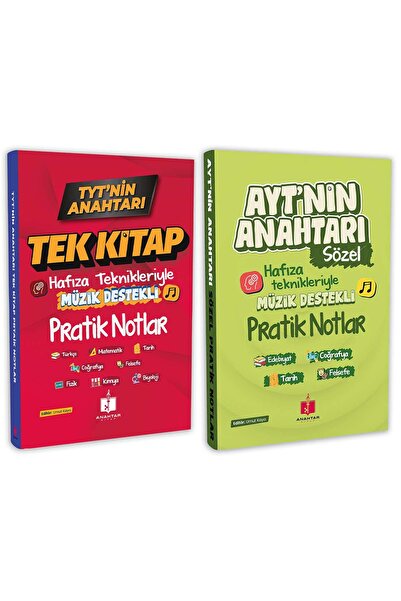 Anahtar Kitap 2026 Tyt'nin Anahtarı Tek Kitap Pratik Notlar Ayt'nin Anahtarı ...