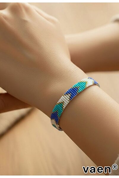 vaen Miyuki Ayarlanabilir El Yapımı Dokuma Boncuk Bijuteri Bileklik