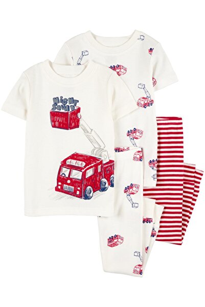 Carter's Erkek Bebek Pijama Set 4'lü Paket