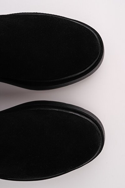 MUGGO Chelsea Genuine Leather Double Zipper Guaranteed Men's Winter Boots