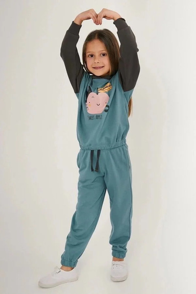 Rolypoly Σετ φόρμας για κορίτσια Sweet Apple Blue