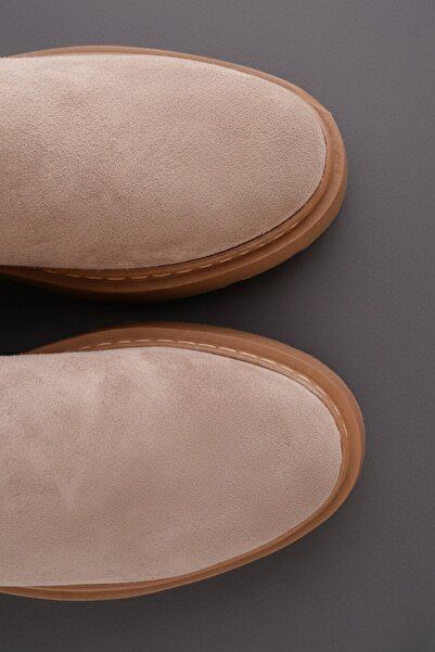 MUGGO Chelsey Genuine Leather Double Zipper Men's Winter Boots