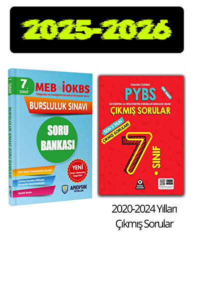 Ardışık Yayıncılık 7. Sınıf Bursluluk Sınavı Soru Bankası Son 5 Yıl Çıkmış So...