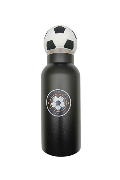 B&D 350ml Double Wall Stainless Steel Water Bottle - Black