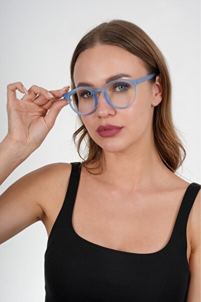 Olivier Philippe Round Blue Olivier Philippe Light Protective Glasses