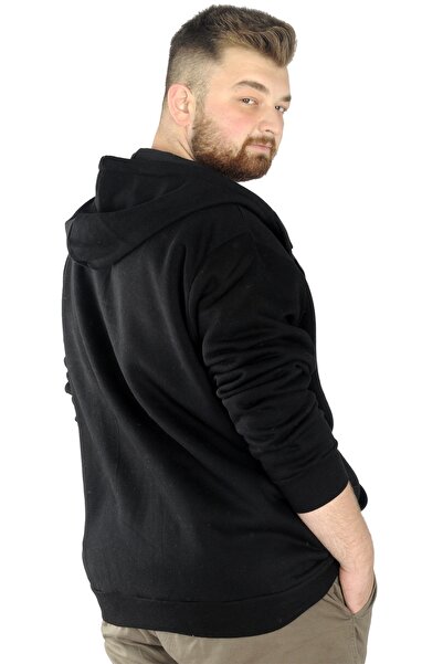 ModeXL Mode Xl Чоловічий світшот на блискавці Free Your Mind 22536 Чорний