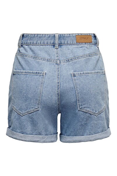 ONLY ONLVEGA HW MOM DNM SHORTS NOOS Pantaloni scurți din denim albastru pentru femei - 15230571