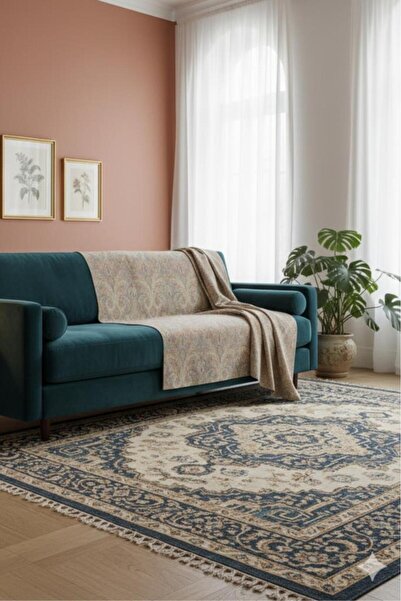 MODALİN Single Printed Pique Seat Cover Breeze 180X230 cm