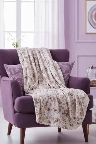 MODALİN Single Printed Pique Seat Cover Breeze 180X230 cm