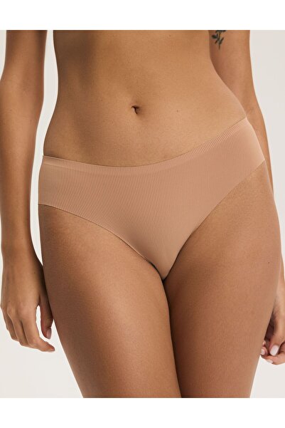 ESOTIQ Women's Seamless Briefs 2-Pack Invisible Everyday Panties Laser Cut | Pama