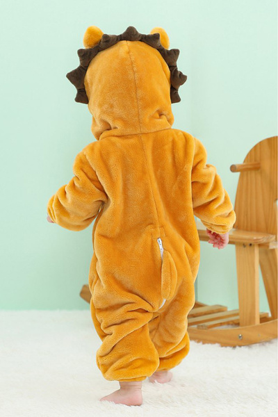 WildFashion Kigurumi pajamas for babies, jumpsuit type, made of soft and fluffy material, CLD163-9