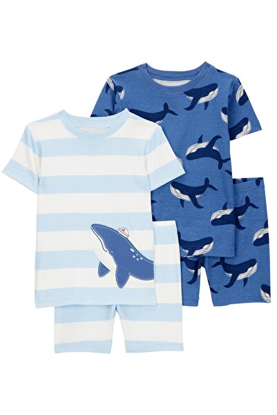 Carter's Küçük Erkek Çocuk Pijama Set 4'lü Paket