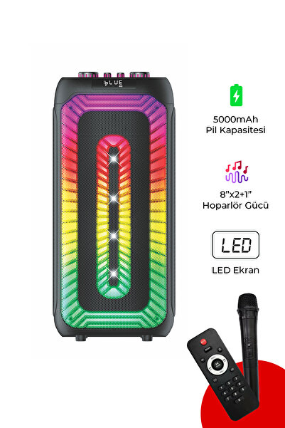 Bood Frekans 07 Bluetooth Hifi Hoparlör Siyah