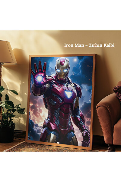 tuvart Sayılarla Boyama Seti Marvel 35x50cm, Iron Man - Zırhın Kalbi