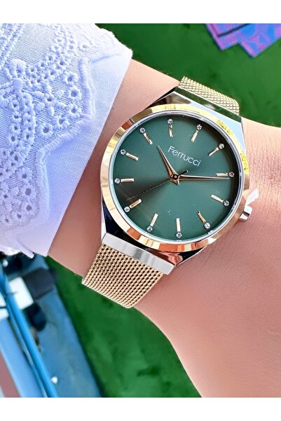 Ferrucci  Kadın Hasır Kordon Kol Saatİ