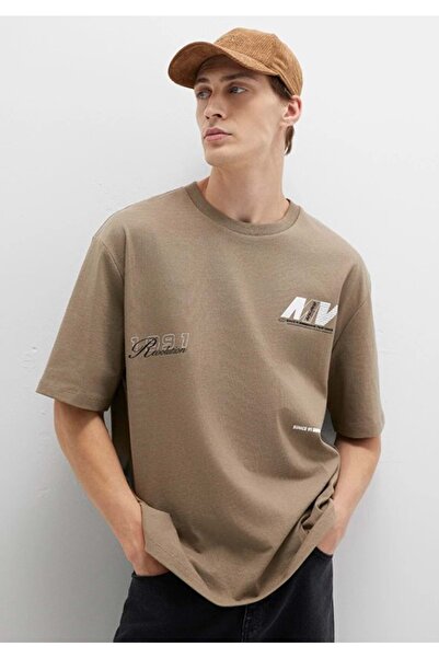 Mavi 0612912 Printed T-Shirt Short Sleeve T-Shirt Men's T-Shirt Green