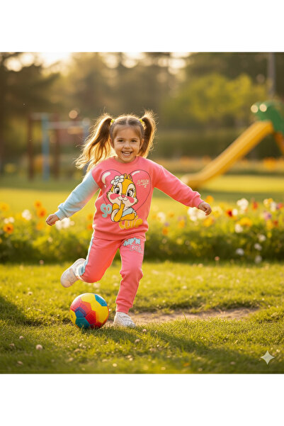 çıtır betüş 2-7 Years Old Teddy Bear Chip & Dale Patterned Children's Tracksuit Set | Transitional