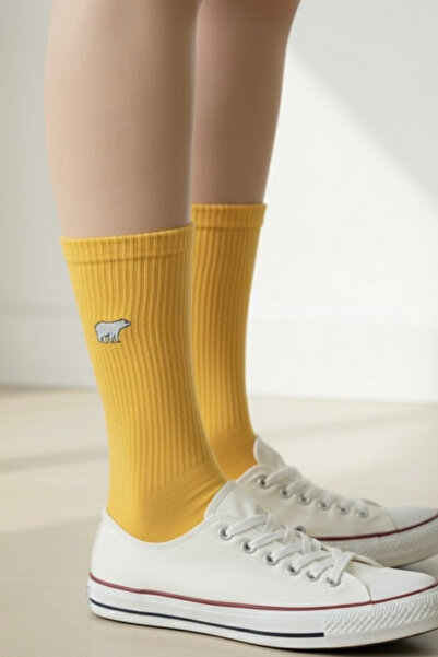 AYDK Cute Animal Embroidered Cotton Winter Summer Patterned 4 Color Socket Socks Set