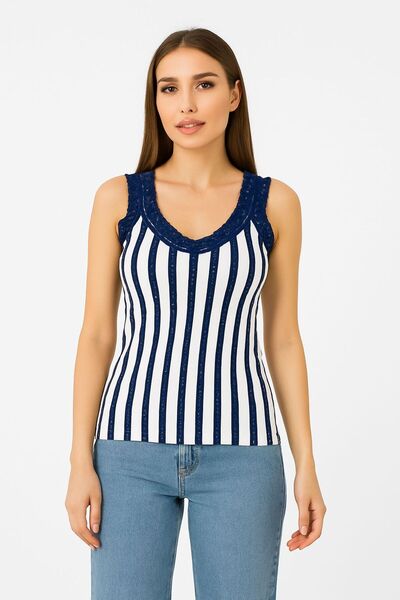 MİSSEMMA Women's Oversized Sports Blouse with Straps and Lace