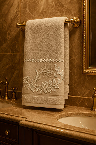 Çeyiz Bahçesi Рушник Maluma Cappuccino 50&90