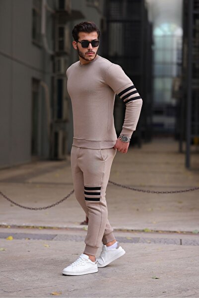 comstar Чоловічий базовий світшот-джоггер, комбінезон, кавовий, двокомпонентний комплект