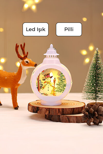 mystylee Mystyle Yılbaşı Dekoratif Ledli Biblo 5x9x13.5