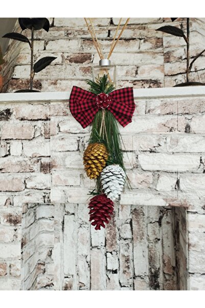 bayram taşcıoğlu home desing Özel Tasarım Yılbaşı Konsept Hediyelik Kozalak Kokina Garlant Kapı Duvar Süsü