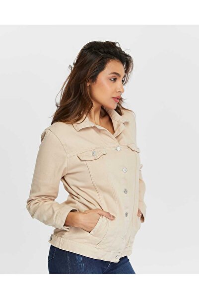 SHEVEGA ΓΥΝΑΙΚΕΙΟ ΜΠΕΖ ΜΑΚΡΥ ΛΙΝΟ ΠΑΛΤΟ BOYFRIEND