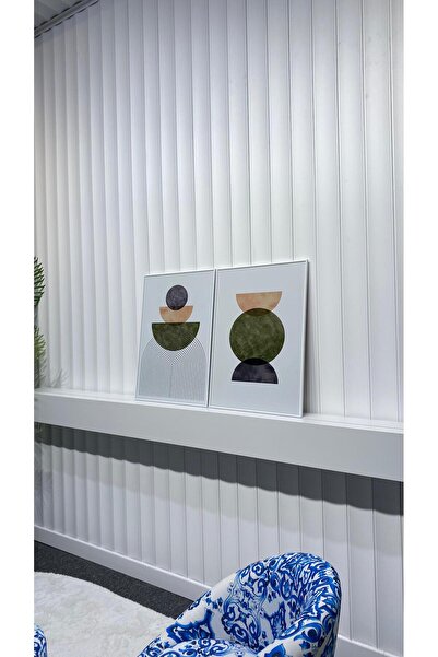 Tablomtr Metal Framed Real Glass Table Geliat Set of 2