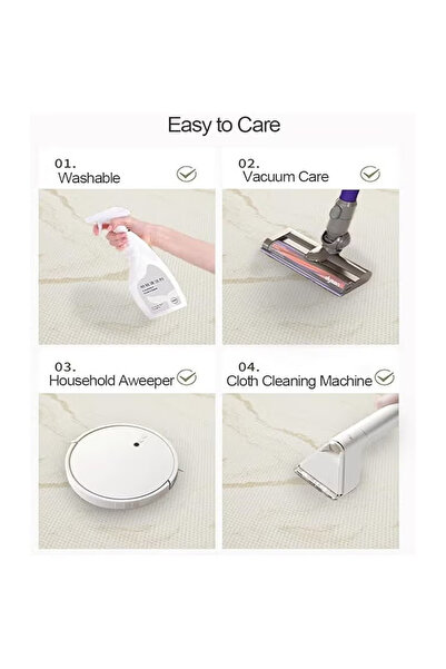 KEKE Luxury New Style Loop Pile Living Room Carpet 180x250 cm