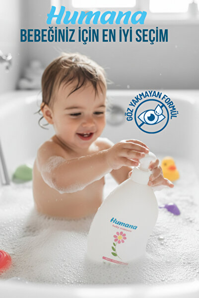 Humana Baby Göz Yakmayan Formül Nemlendirici Etkili Bebek Şampuanı 700ml