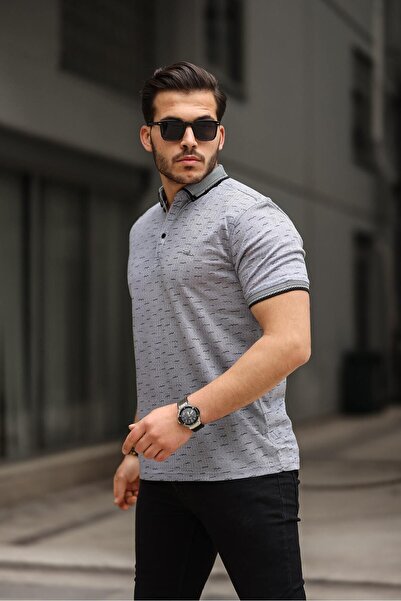 comstar Чоловічий літній футболка з малюнком, не мнуться, з коміром-поло