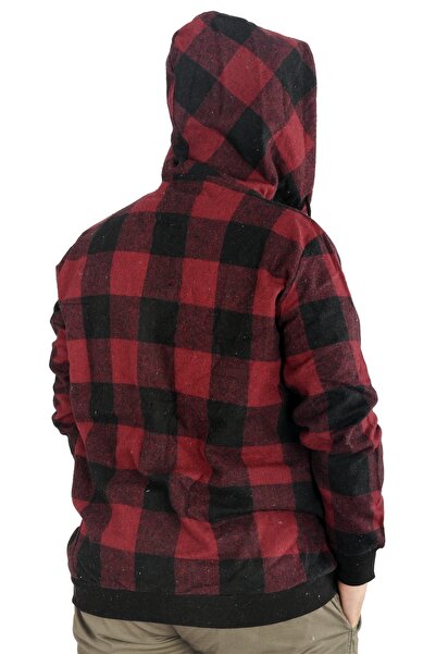 ModeXL Mode Xl Ανδρική τσέπη με κουκούλα ξυλοκόπος 21574 Cherry