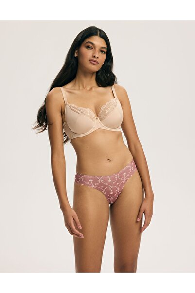 ESOTIQ Women's Brazilian Panties 2-Pack Set Seamless Laser Cut Invisible Briefs | Pie-Pie