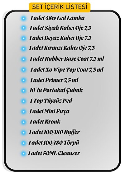 Nail Master Kalıcı Oje Seti 3 Renk