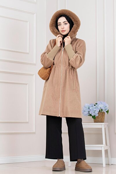 Sevitli Buy Internal Tunnel K Hooded Cap-Camel