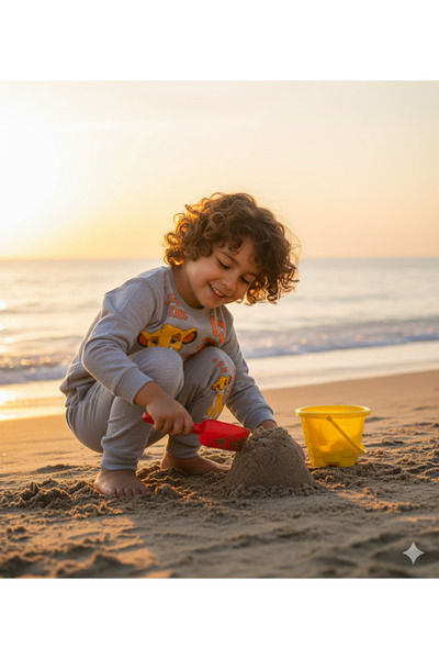 çıtır betüş 2-5 Years Old Lion King (Simba) Printed Children's Tracksuit Set | Transitional