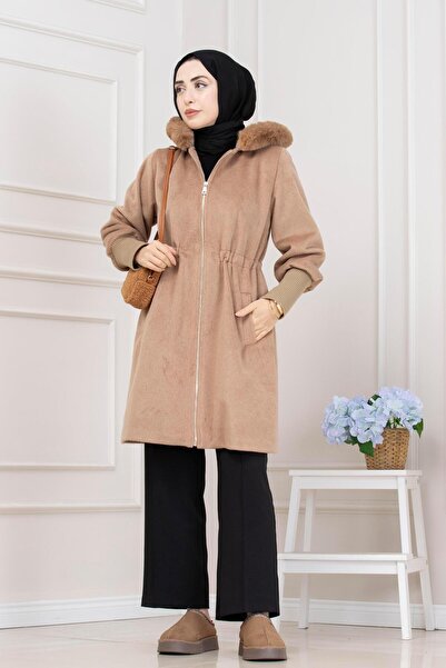 Sevitli Buy Internal Tunnel K Hooded Cap-Camel